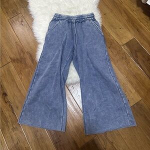 Zenana Outfitters Light Blue Cozy Pants